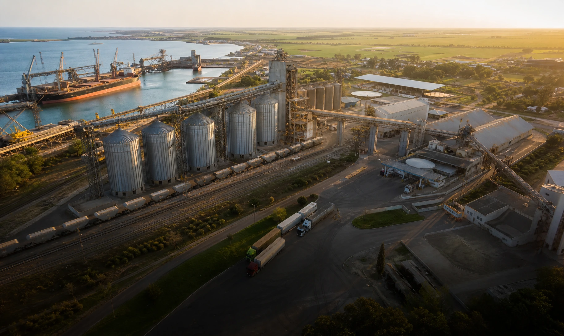 Agricultural logistics infrastructure
